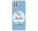 Husa Silicon Soft Upzz Print Compatibila Cu Samsung Galaxy A22 4G Model Pink Unicorn