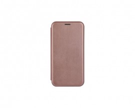 Husa Flip Carte Cu Magnet Lux Upzz Compatibila Cu iPhone 12 Pro Max, Rose Gold