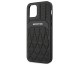 Husa Spate Premium Mercedes Amg Compatibila Cu iPhone 12 / 12 Pro Piele Naturala, Curved Lines, Negru - 9013967