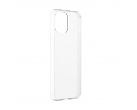 Husa Spate Silicon Ultra Slim Upzz Compatibila cu iPhone 12 Mini, Transparenta - Mata