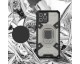 Husa Spate Upzz Techsuit Honeycomb Armor Cu Inel Metalic Compatibila Cu iPhone 12 Pro Max Negru