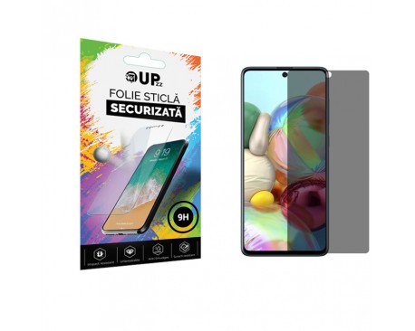 Folie Sticla Securizata Upzz Privacy Compatibila Cu Samsung Galaxy S21, Anti Spy Glass