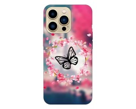 Husa Silicon Soft Upzz Print Compatibila Cu iPhone 13 Pro Max Model Butterfly