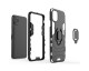 Husa Spate Upzz Techsuit Shield Cu Inel Metalic Compatibila Cu iPhone 13 Mini, Negru