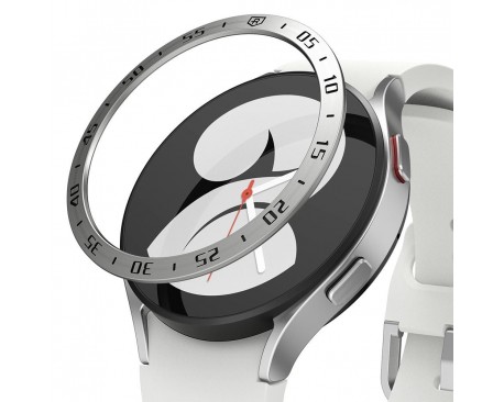 Rama Cadran Ringke Bezel Compatibila Cu Samsung Galaxy Watch 4 40mm, Stainless Silver