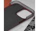 Husa Tip Carte Upzz Eco Book Compatibila Cu iPhone 13 Mini, Piele Ecologica, Orange