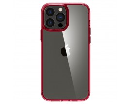 Husa Spate Spigen Ultra Hybrid Compatibila Cu iPhone 13 Pro, Policarbonat Red