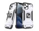 Husa Spate Upzz Woz Ring Armor Compatibila Cu iPhone 13 Mini, Silver