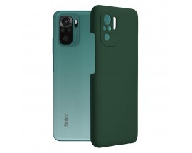 Husa Spate Upzz Techsuit Soft Edge Compatibila Cu Xiaomi Redmi Note 10 / 10s, Verde Inchis