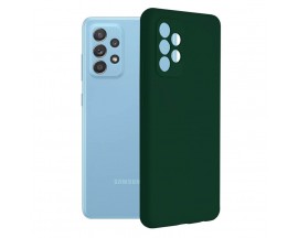 Husa Spate Upzz Techsuit Soft Edge Compatibila Cu Samsung Galaxy A52 5G, Verde Inchis