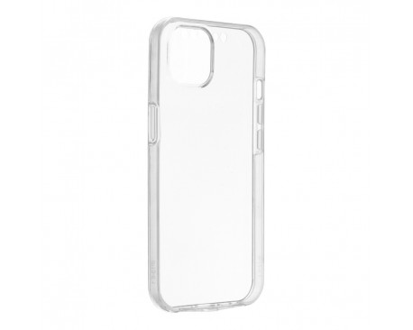 Husa Upzz 360 Compatibila Cu iPhone 13, Protectie Completa, Policarbonat si Silicon, Transparenta