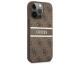 Husa Spate Guess Compatibila Cu iPhone 13 / 13 Pro, Colectia 4G Stripe Maro -9023652