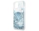 Husa Spate Guess Compatibila Cu iPhone 13 Mini, Colectia Liquid Glitter, Albastru - 39024598