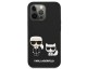 Husa Spate Karl Lagerfeld Compatibila Cu iPhone 13 Pro, Colectia Silicone Karl Si Choupette, Negru - 9027070