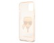 Husa Spate Karl Lagerfeld Compatibila Cu iPhone 13 Mini, Colectia Glitter Karl Head, Gold - 9027575