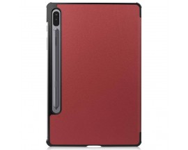 Husa Tableta Upzz Techsuit FoldPro Compatibila Cu Samsung Galaxy Tab S7 FE/ S7 Lite 12.4" Model T730 / T736 2021, Rosu