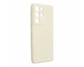 Husa Spate Roar Space Compatibila Cu Samsung Galaxy S21 Ultra 5G, Silicon Soft, Aqua White