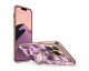 Husa Spate Supcase Comso Compatibila Cu iPhone 13 Pro Max, Cu Inel Pe Spate, Marble Mov