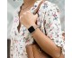 Curea Upzz Tech Thin Milanese Compatibila Cu Apple Watch 4 / 5 / 6 / 7 / SE (38 / 40 / 41 MM), Roz Gold