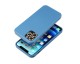 Husa Spate Forcell Silicon Lite Pentru iPhone 13, Alcantara La Interior, Albastru