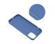 Husa Spate Forcell Silicon Lite Pentru iPhone 13 Mini, Alcantara La Interior, Albastru