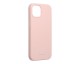 Husa Spate Mercury Silicone iPhone 13 Pro Max, Interior Alcantara , Pink