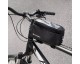 Geanta Bicicleta Impermeabila Cu Suport Pentru Telefon Pentru Cadru  - Wozinsky WBB2BK, Negru