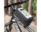 Geanta Bicicleta Impermeabila Cu Suport Pentru Telefon Pentru Cadru  - Wozinsky WBB6BK, Negru