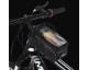 Geanta Bicicleta Cu Suport Pentru Telefon Pentru Cadru  - Wozinsky WBB17BK, Negru