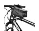 Geanta Bicicleta Cu Suport Pentru Telefon Pentru Cadru  - Wozinsky WBB17BK, Negru