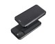 Husa Flip Carte Magnet Lux Compatibila Cu iPhone 13, Piele Ecologica, Negru
