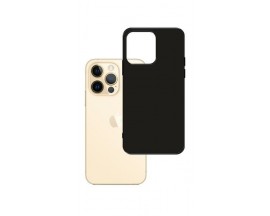 Husa Spate 3Mk Matte Case Compatibila Cu iPhone 13 Pro Max, Negru Matte Silicon