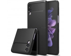 Husa Ringke Slim Hard Compatibila Cu Samsung Galaxy Z Flip 3, Policarbonat Negru