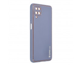 Husa Spate Cu Protectie La Camera Forcell Leather Compatibila Cu Samsung Galaxy A03s, Piele Ecologica, Albastru