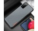 Husa Spate Eleganta DuxDucis Fino Compatibila Cu Samsung Galaxy A02s, Textura Textila, Gri