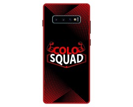 Husa AntiShock Upzz Colo Squad Compatibila Cu Samsung Galaxy S10, Rama Rosie