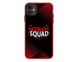 Husa AntiShock Upzz Colo Squad Compatibila Cu Iphone 11, Rama Rosie