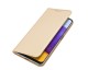 Husa Flip Cover Premium Duxducis Skinpro Compatibila Cu Samsung Galaxy A22 4G, Gold