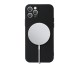 Husa Spate Upzz MagSafe Compatibila Cu iPhone 13 Pro, Microfibra La Interior, Compatibila Cu MagSafe, Negru