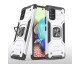 Husa Premium Ring Armor Wozinsky Pentru Samsung Galaxy A02s, Antishock Cu Ring Metalic Pe Spate - Alb
