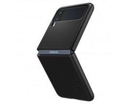 Husa Spigen Thin Fit Compatibila Cu Samsung Galaxy Z Flip 3, Policarbonat Negru