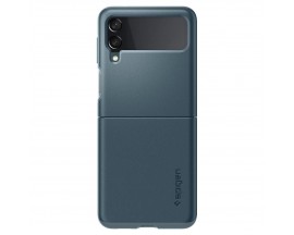 Husa Spigen Thin Fit Compatibila Cu Samsung Galaxy Z Flip 3, Policarbonat, Shiny Verde
