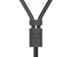 Cablu Audio Ugreen 3,5 mm Mini Jack (female) - 2RCA (male), Lungime 0.25m Gri